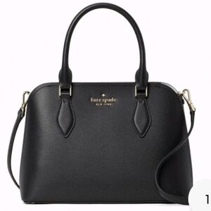 Kate Spade Darcy Small Satchel Grain Leather Black